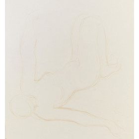 Croquis de femme couchée