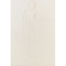 Croquis d'un garçon debout