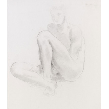 Homme assis à terre