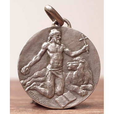 Médaille de Saint Jérôme, avec anneau