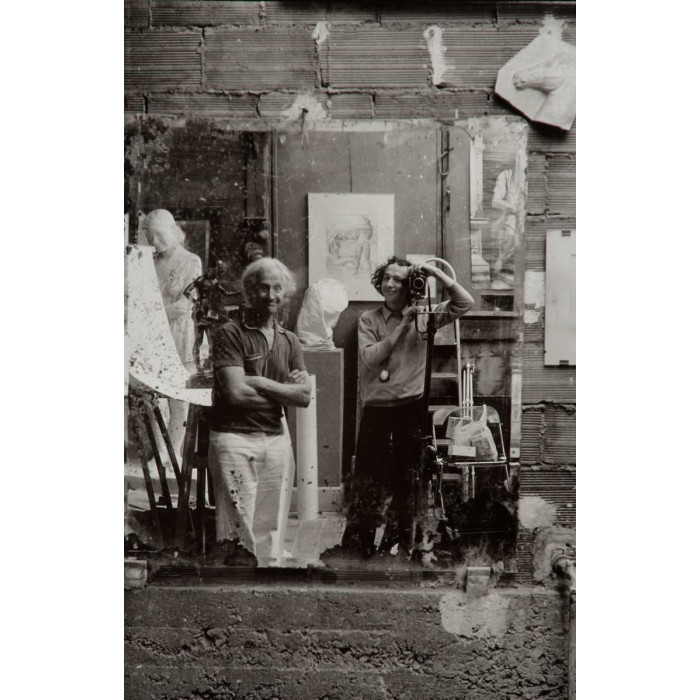 Autoportrait de Frédéric avec son père