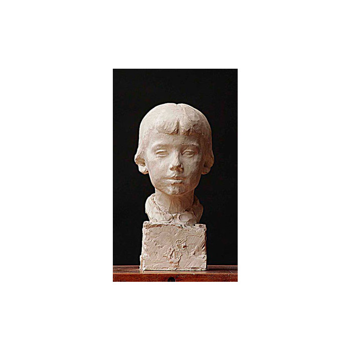 Buste d'Anne-Marie Fourcade : plâtre