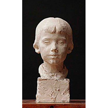 Buste d'Anne-Marie Fourcade : plâtre